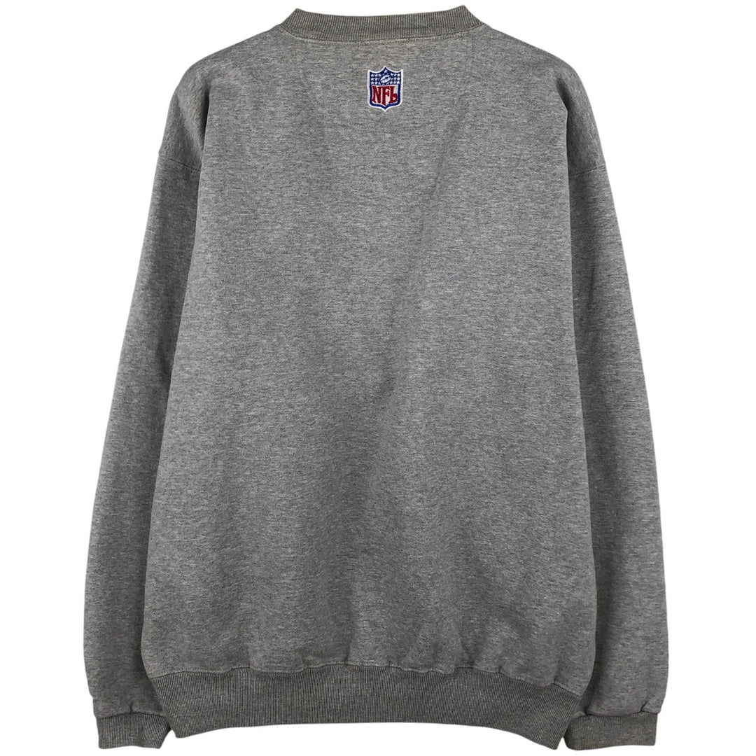2000s~ Nike TEAM NFL NEW YORK GIANTS New York Giants Logo Sweatshirt, Men's Size Medium cotton gray type Vintage Second Hand