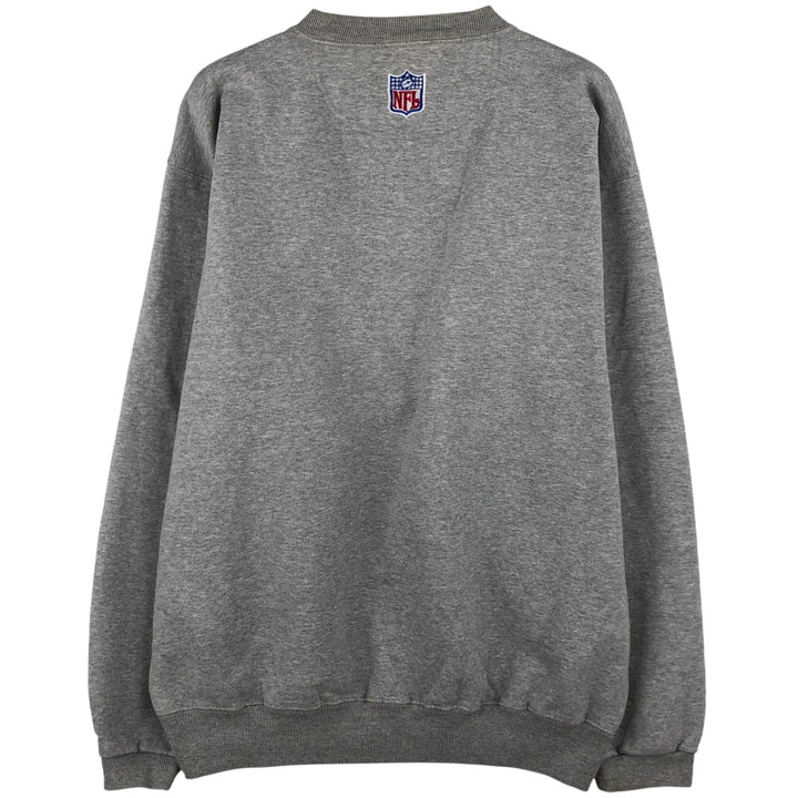 2000s~ Nike TEAM NFL NEW YORK GIANTS New York Giants Logo Sweatshirt, Men's Size Medium cotton gray type Vintage Second Hand