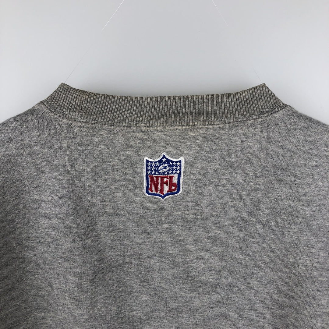2000s~ Nike TEAM NFL NEW YORK GIANTS New York Giants Logo Sweatshirt, Men's Size Medium cotton gray type Vintage Second Hand