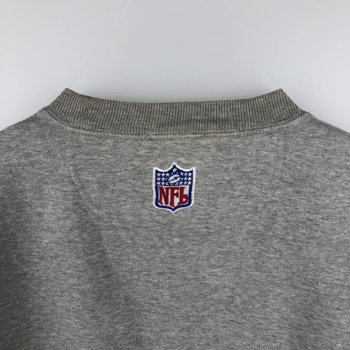 2000s~ Nike TEAM NFL NEW YORK GIANTS New York Giants Logo Sweatshirt, Men's Size Medium cotton gray type Vintage Second Hand