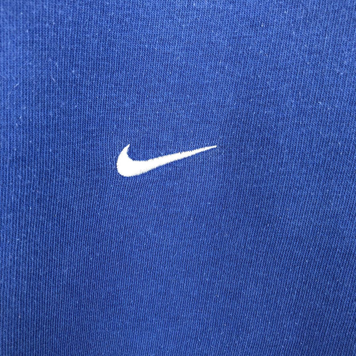 00'S Nike One Point Logo Sweatshirt Trainer Men's L size cotton blue type Vintage Second Hand