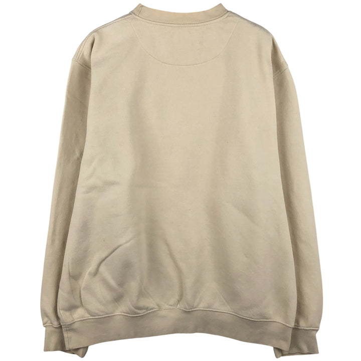 00'S Nike One Point Logo Sweatshirt Trainer Men's XL cotton Beige type Vintage Second Hand