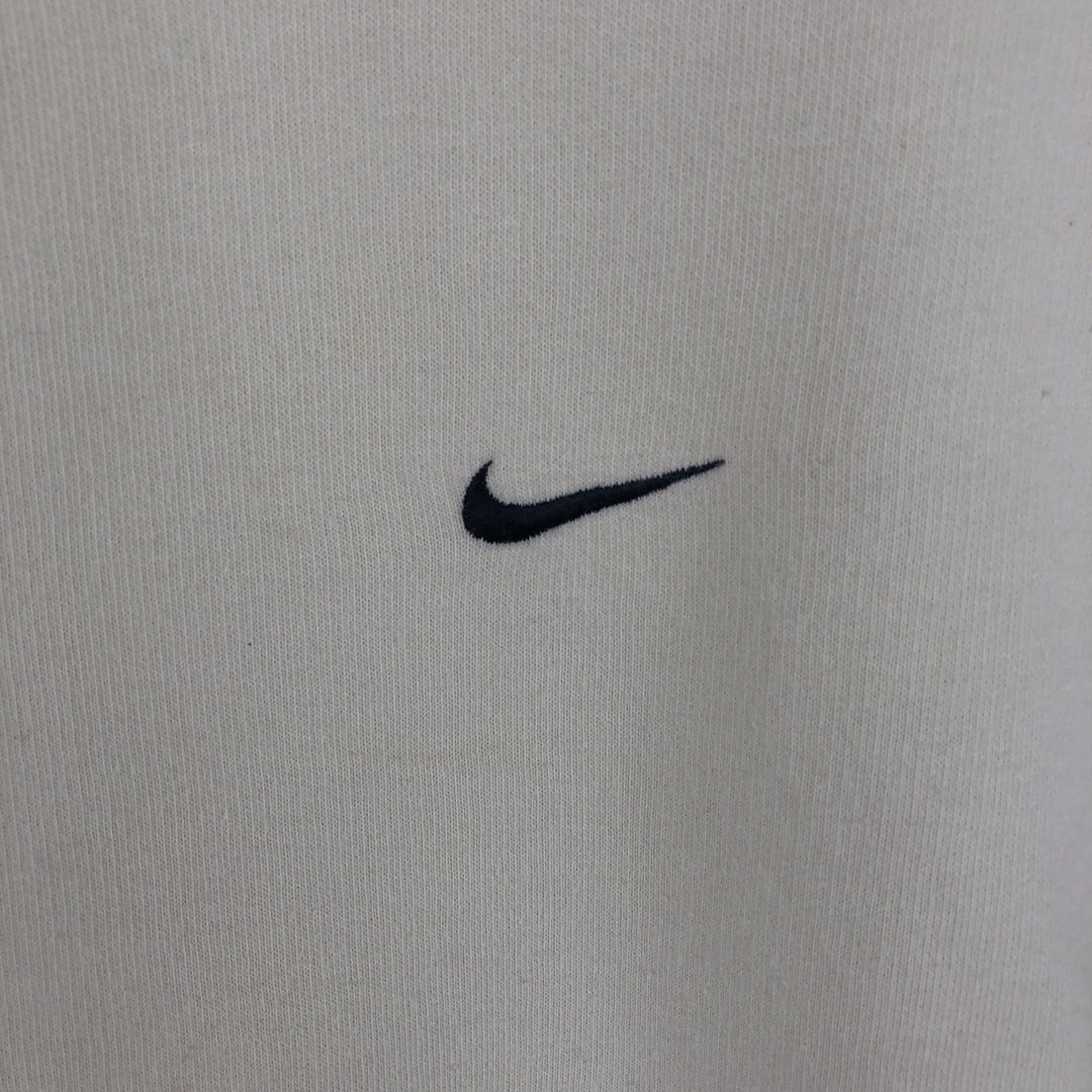 00'S Nike One Point Logo Sweatshirt Trainer Men's XL cotton Beige type Vintage Second Hand