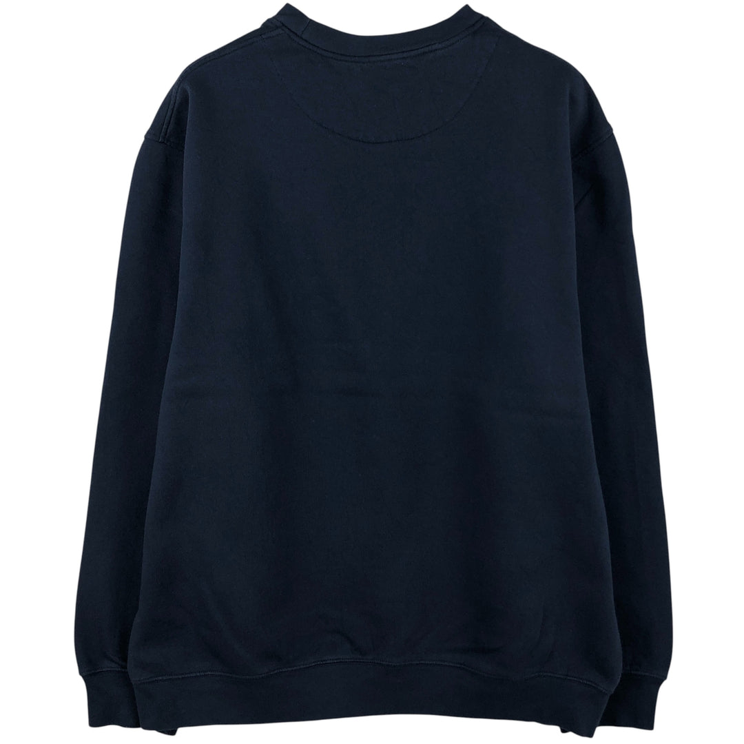 00'S Nike One Point Logo Sweatshirt Trainer Men's L size cotton navy blue type Vintage Second Hand
