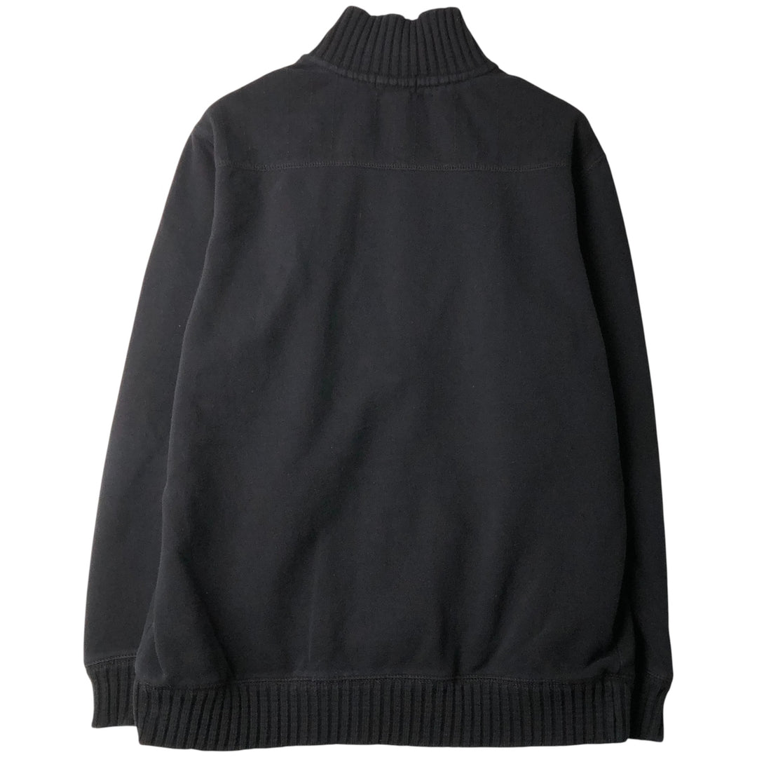 Calvin Klein full-zip sweatshirt, men's size L cotton black type Vintage Second Hand