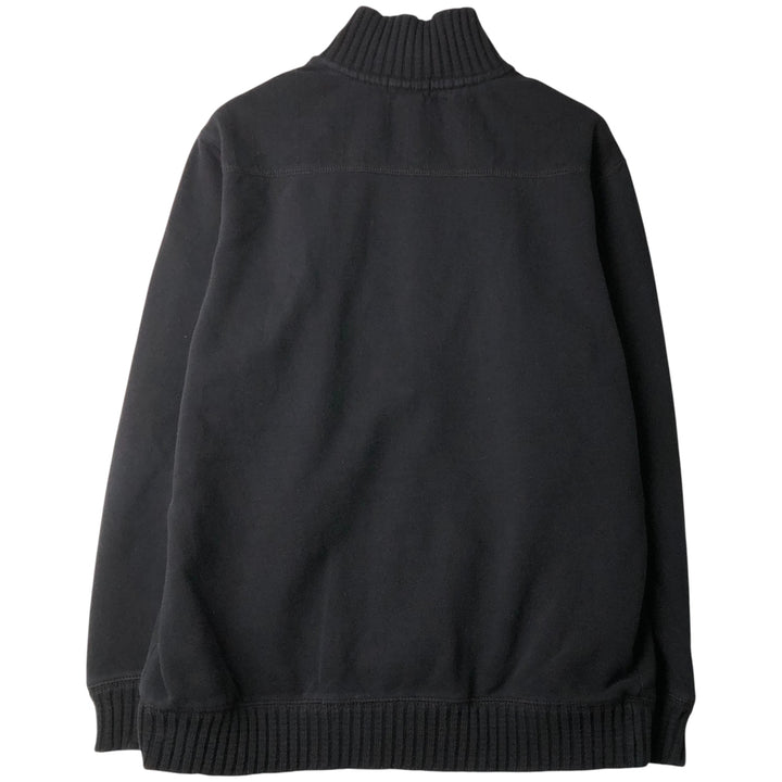 Calvin Klein full-zip sweatshirt, men's size L cotton black type Vintage Second Hand