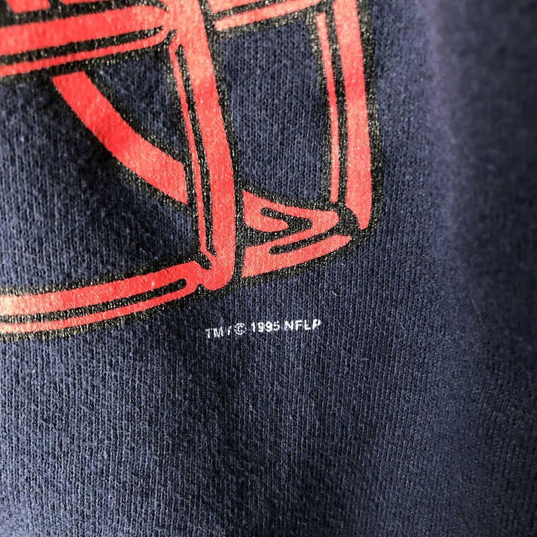 Vintage 90'S Lee NFL New England Patriots full-zip sweatshirt hoodie, Made in USA, Men's Size L cotton navy blue type Vintage Second Hand
