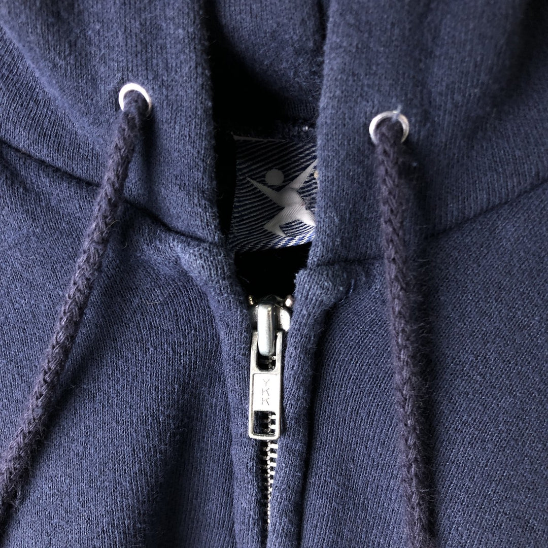 Vintage 90'S Lee NFL New England Patriots full-zip sweatshirt hoodie, Made in USA, Men's Size L cotton navy blue type Vintage Second Hand