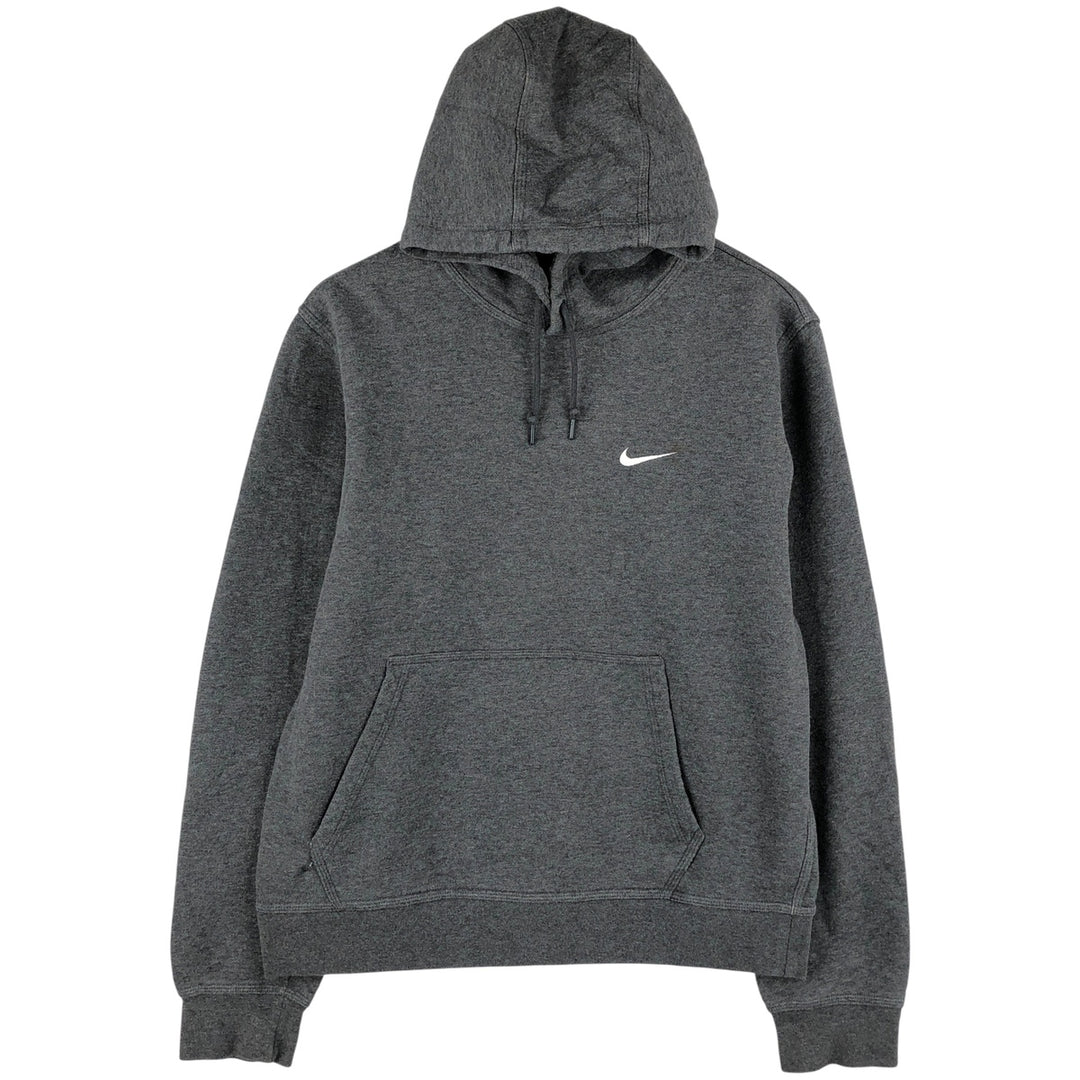 Nike Sweat Pullover Hoodie, Men's Size M cotton Charcoal Vintage Second Hand