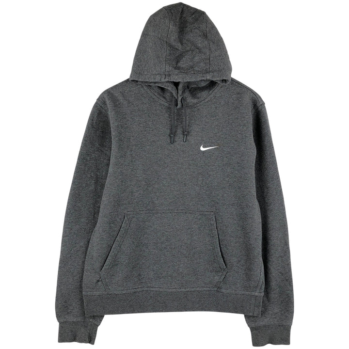 Nike Sweat Pullover Hoodie, Men's Size M cotton Charcoal Vintage Second Hand