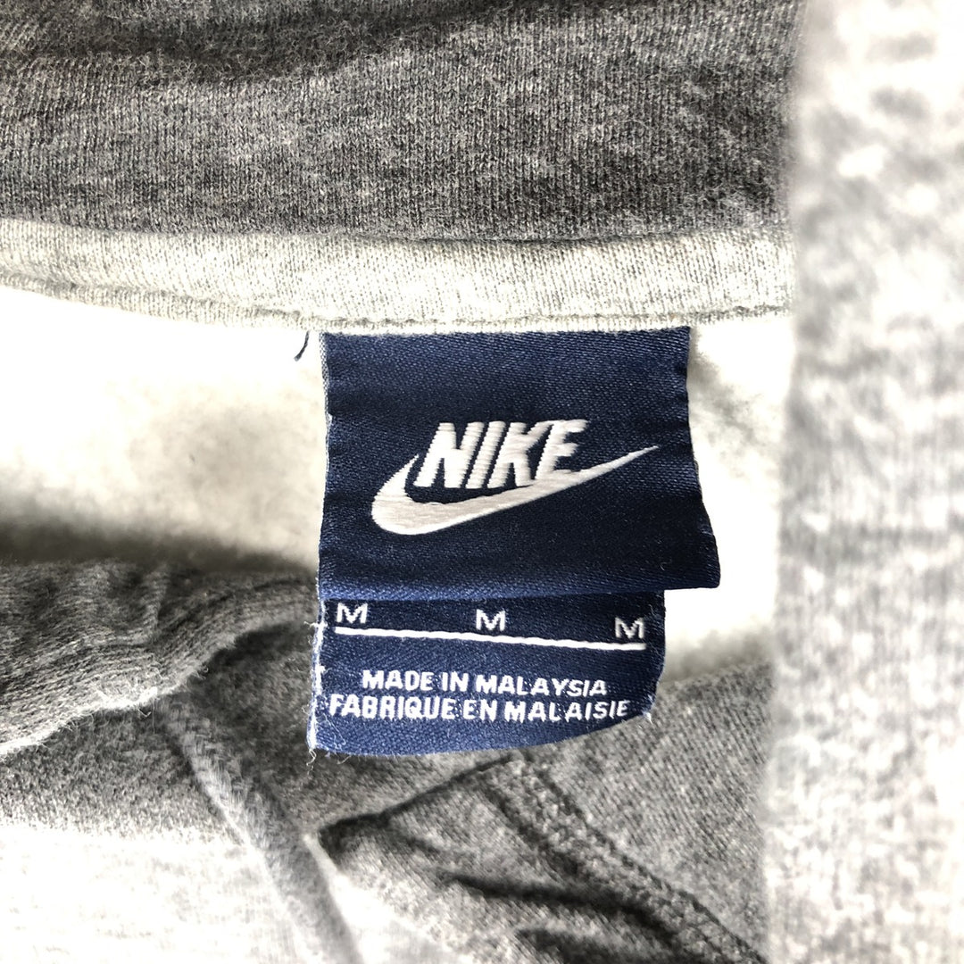 Nike Sweat Pullover Hoodie, Men's Size M cotton Charcoal Vintage Second Hand