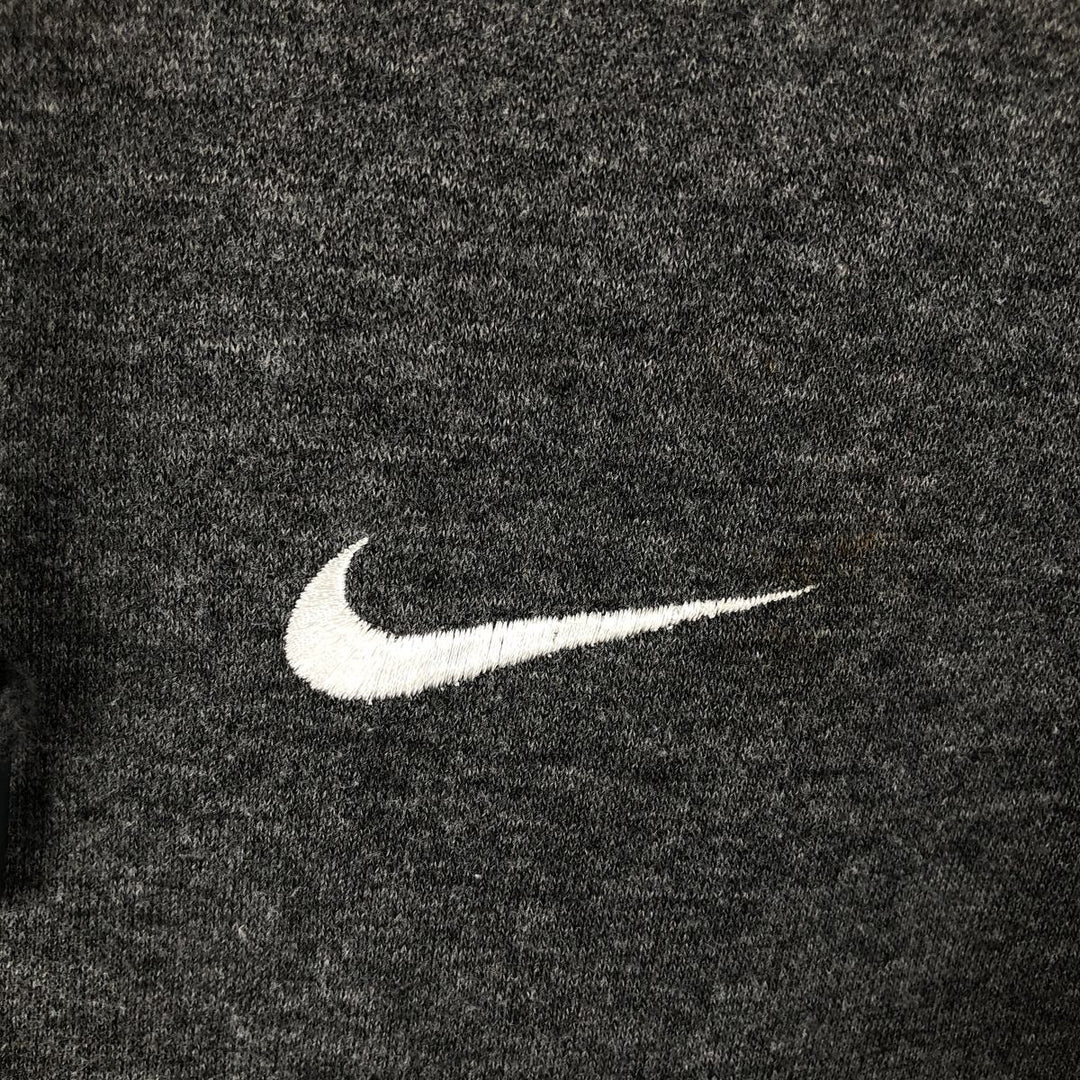 Nike Sweat Pullover Hoodie, Men's Size M cotton Charcoal Vintage Second Hand