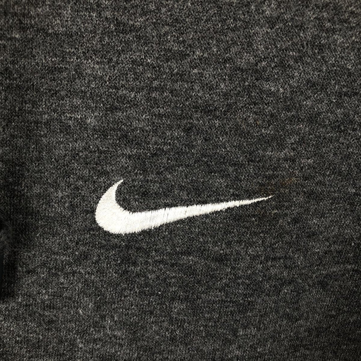 Nike Sweat Pullover Hoodie, Men's Size M cotton Charcoal Vintage Second Hand