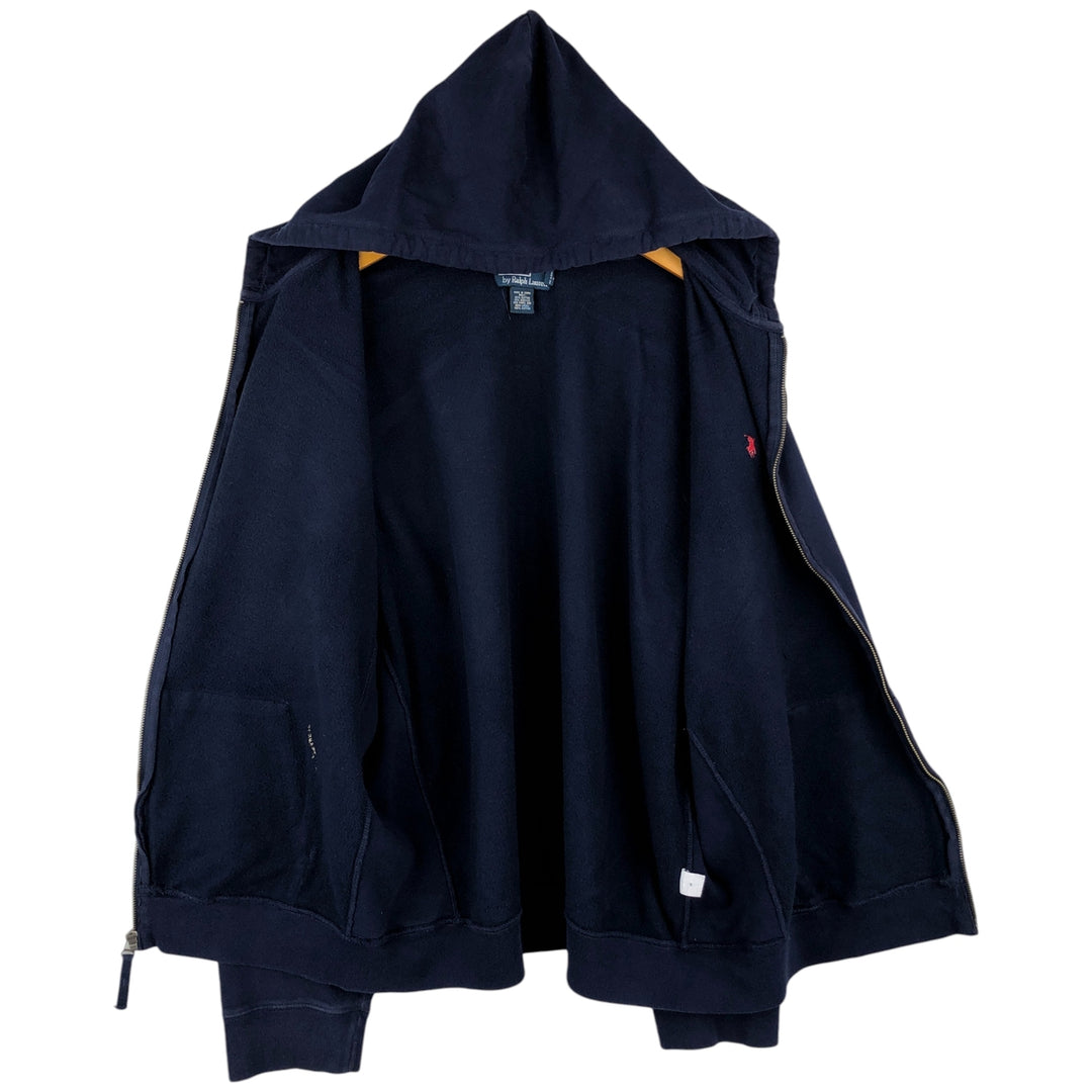 Ralph Lauren POLO by Ralph Lauren Sweat Full Zip Hoodie Men's XXL cotton navy blue type Vintage Second Hand