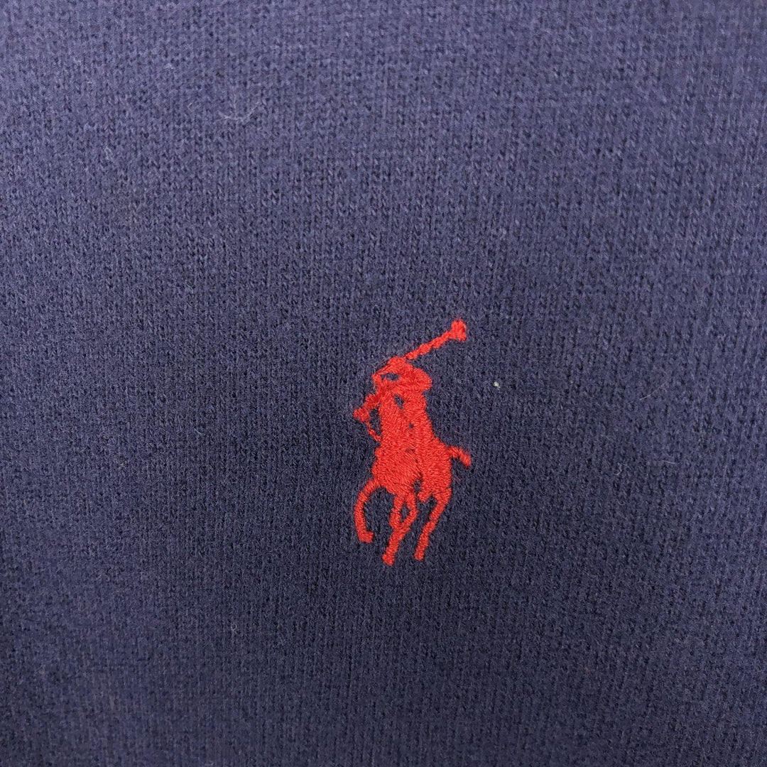 Ralph Lauren POLO by Ralph Lauren Sweat Full Zip Hoodie Men's XXL cotton navy blue type Vintage Second Hand