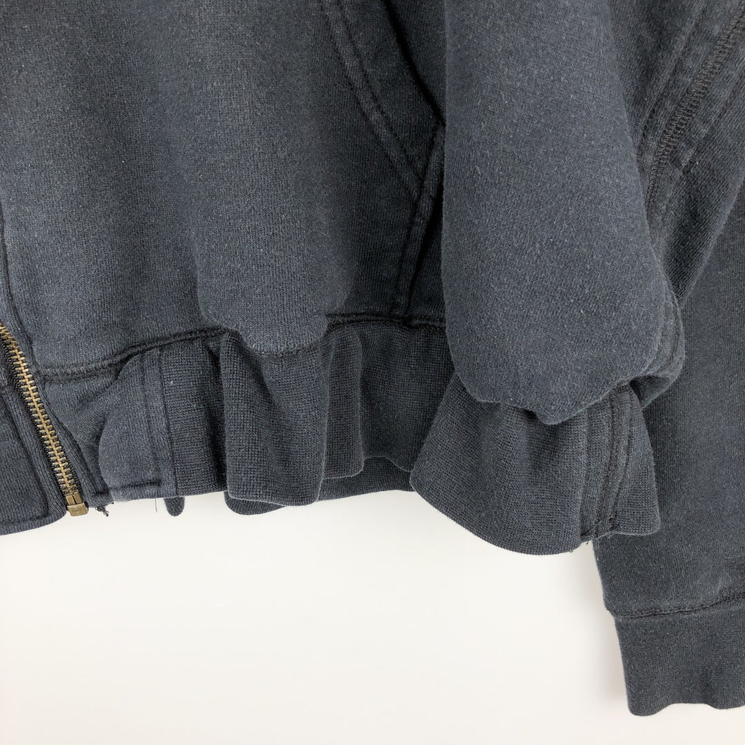 Harley-Davidson High-Neck Full-Zip Sweatshirt, Men's Size XL cotton black type Vintage Second Hand