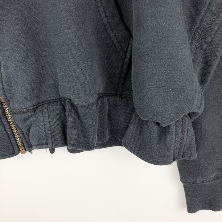 Harley-Davidson High-Neck Full-Zip Sweatshirt, Men's Size XL cotton black type Vintage Second Hand