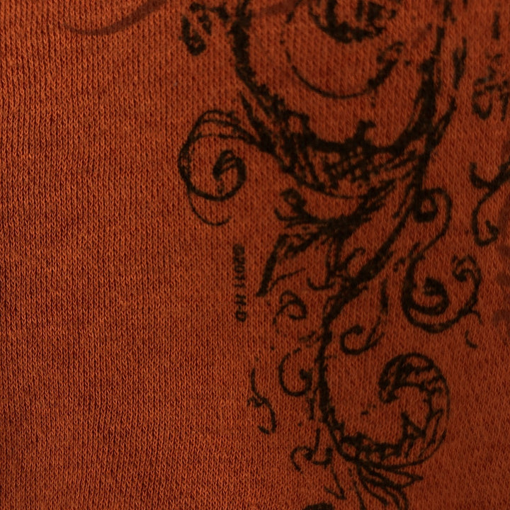 Harley-Davidson High-Neck Full-Zip Sweatshirt, Men's Size XL cotton orange type Vintage Second Hand