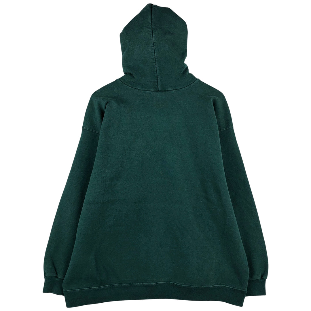 90'S Nike Sweatshirt Pullover Hoodie Made in USA Men's XL Vintage cotton Green type dark green Vintage Second Hand