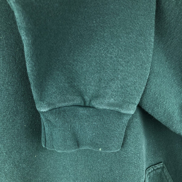 90'S Nike Sweatshirt Pullover Hoodie Made in USA Men's XL Vintage cotton Green type dark green Vintage Second Hand