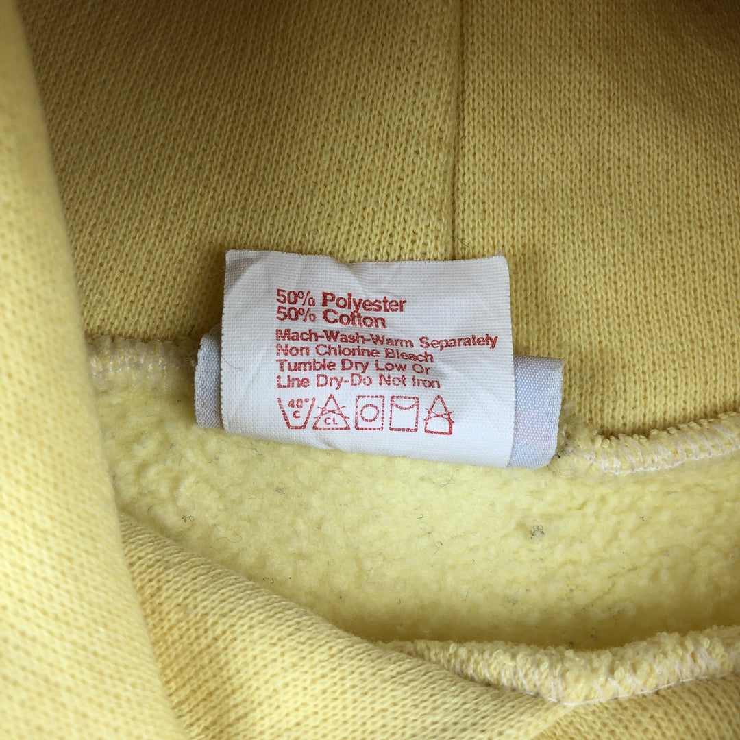 Vintage 1980'S Reebok pullover sweatshirt, made in the USA, size L, men's cotton yellow type Vintage Second Hand