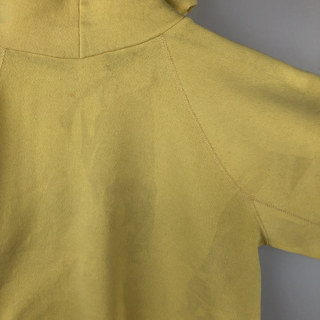 Vintage 1980'S Reebok pullover sweatshirt, made in the USA, size L, men's cotton yellow type Vintage Second Hand
