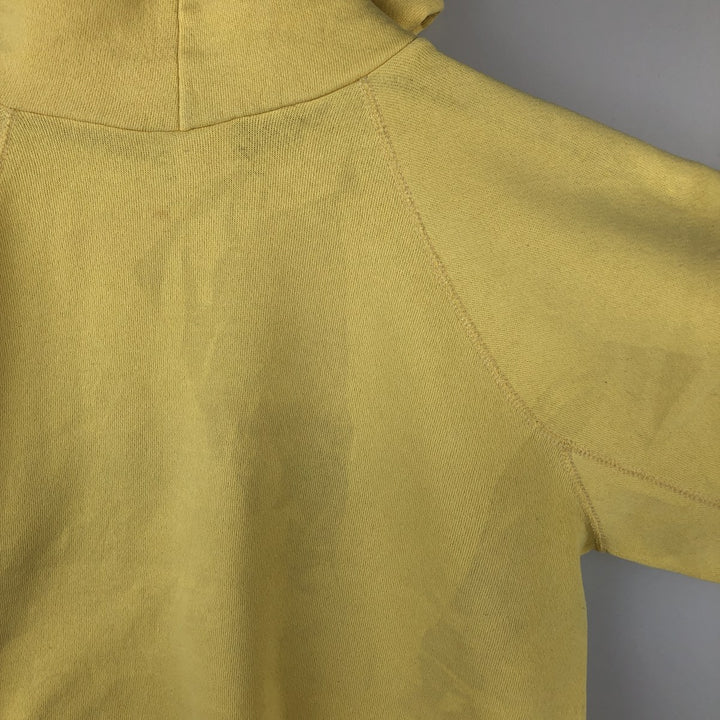 Vintage 1980'S Reebok pullover sweatshirt, made in the USA, size L, men's cotton yellow type Vintage Second Hand