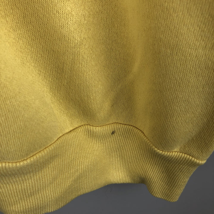 Vintage 1980'S Reebok pullover sweatshirt, made in the USA, size L, men's cotton yellow type Vintage Second Hand