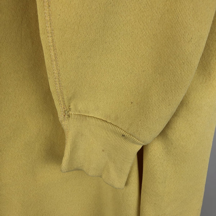 Vintage 1980'S Reebok pullover sweatshirt, made in the USA, size L, men's cotton yellow type Vintage Second Hand