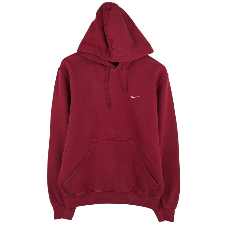 00'S Nike Sweat Pullover Hoodie Men's M Size cotton red type Vintage Second Hand