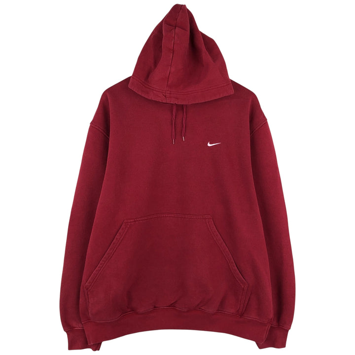 00'S Nike Sweat Pullover Hoodie Men's XL Size cotton red type Vintage Second Hand
