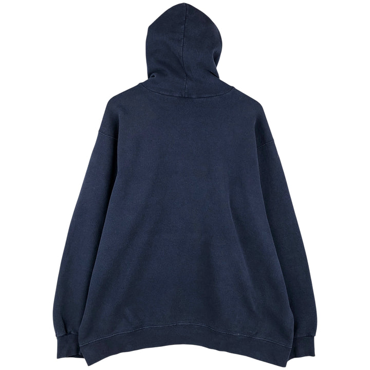 2000'S Nike Center Logo Pullover Hoodie, Men's XL cotton navy blue type Vintage Second Hand
