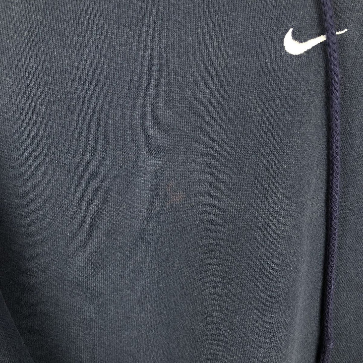 2000'S Nike Center Logo Pullover Hoodie, Men's XL cotton navy blue type Vintage Second Hand
