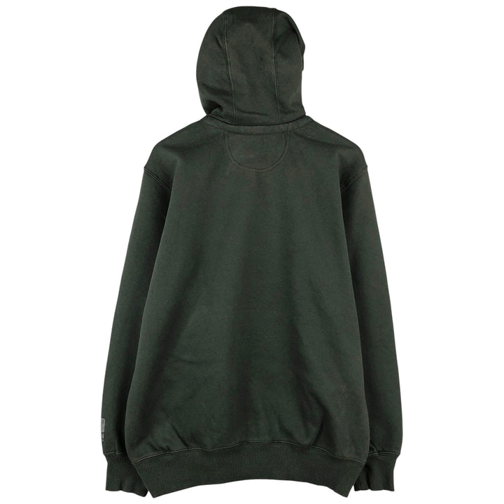 Carhartt ORIGINAL FIT sweatshirt pullover hoodie, men's size M cotton Green type dark green Vintage Second Hand