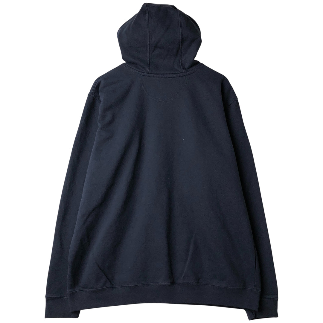Carhartt Loose Fit ML Custom Advertising Pullover Hoodie, Men's Size L cotton Navy blue Vintage Second Hand