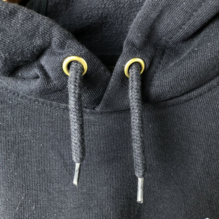 Carhartt Loose Fit ML Custom Advertising Pullover Hoodie, Men's Size L cotton Navy blue Vintage Second Hand