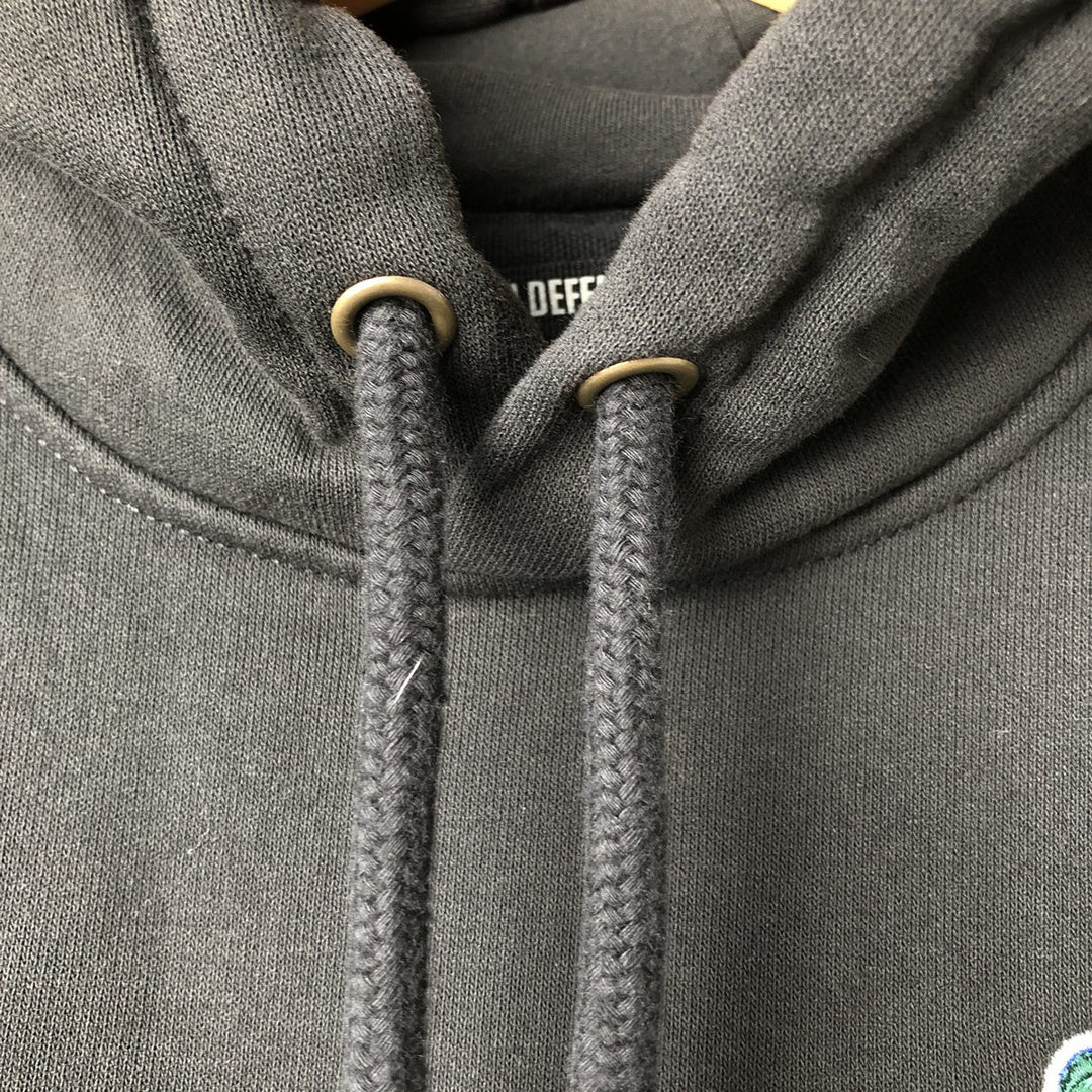 Carhartt Loose Fit College Character Sweatshirt Pullover Hoodie, Men's Size Small cotton black type Vintage Second Hand