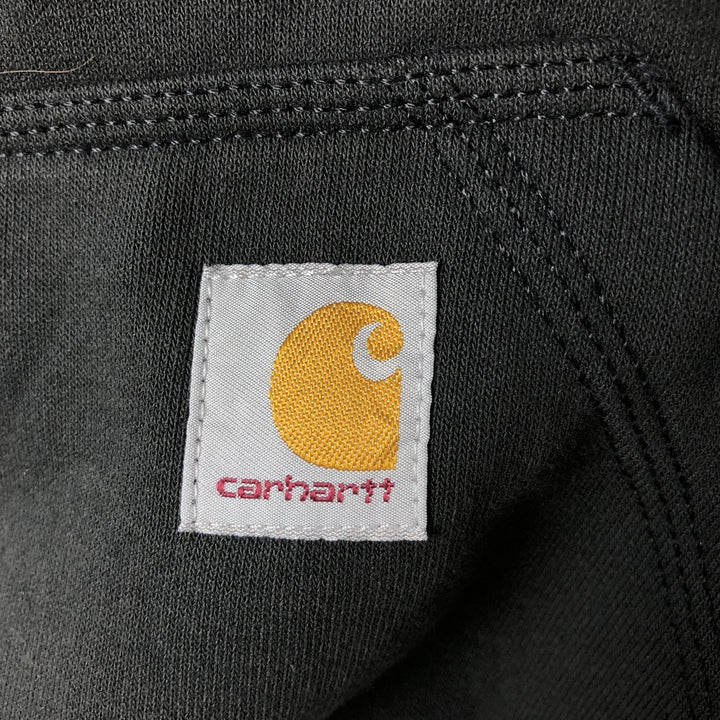 Carhartt Loose Fit College Character Sweatshirt Pullover Hoodie, Men's Size Small cotton black type Vintage Second Hand
