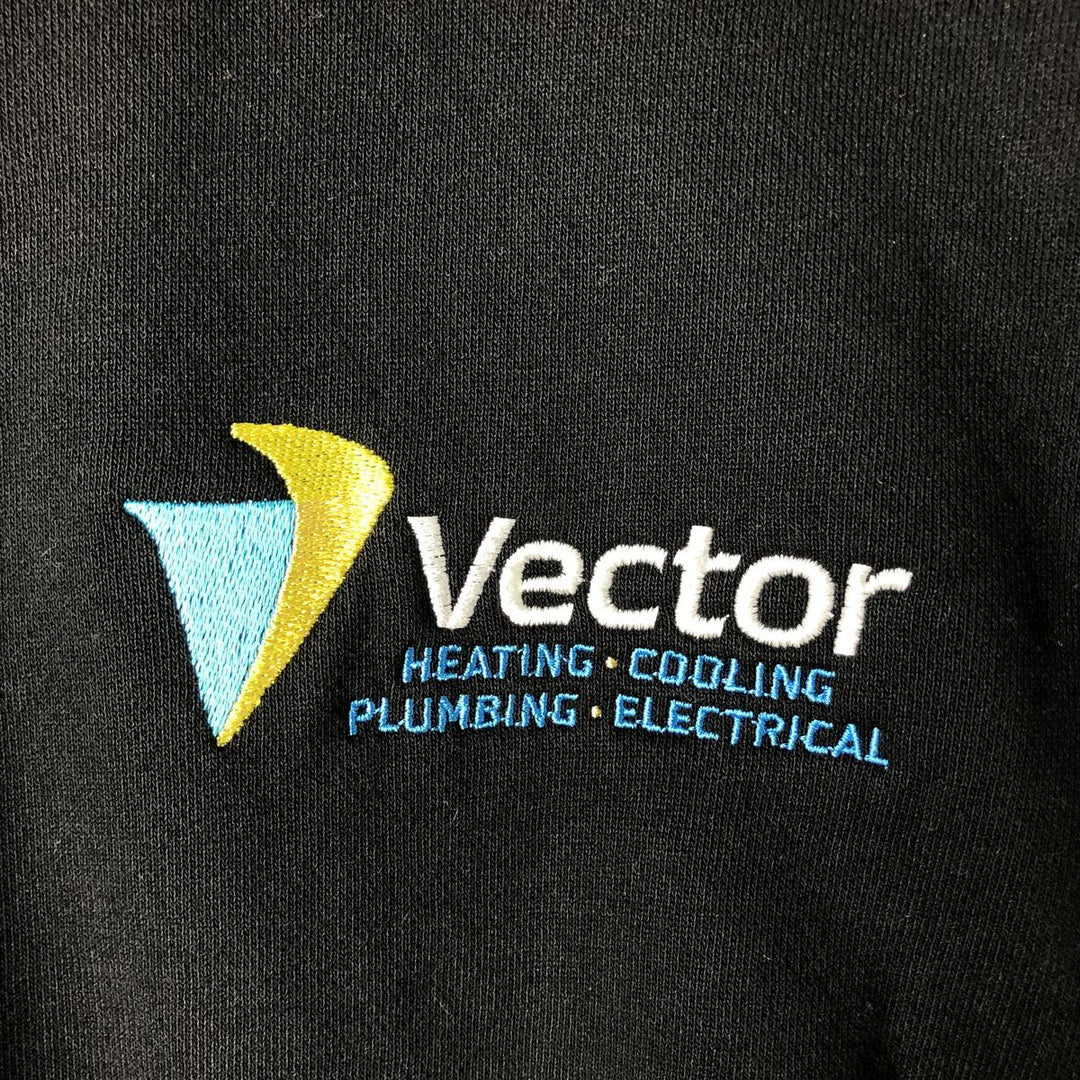 Carhartt Loose Fit Vector Advertising Pullover Hoodie, Men's Size L cotton black type Vintage Second Hand