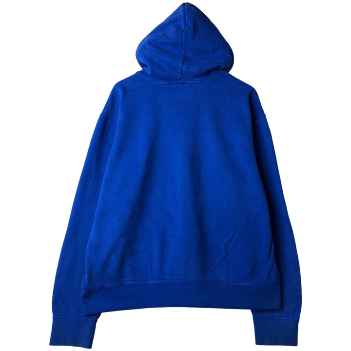 Ralph Lauren POLO RALPH LAUREN PERFORMANCE sweatshirt pullover hoodie, men's size XL cotton blue type Vintage Second Hand