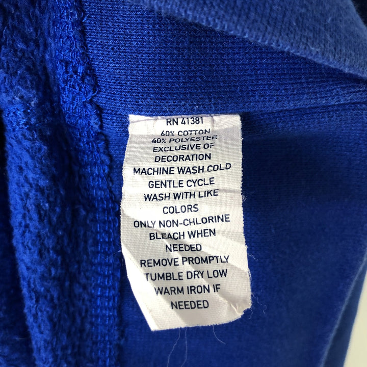 Ralph Lauren POLO RALPH LAUREN PERFORMANCE sweatshirt pullover hoodie, men's size XL cotton blue type Vintage Second Hand