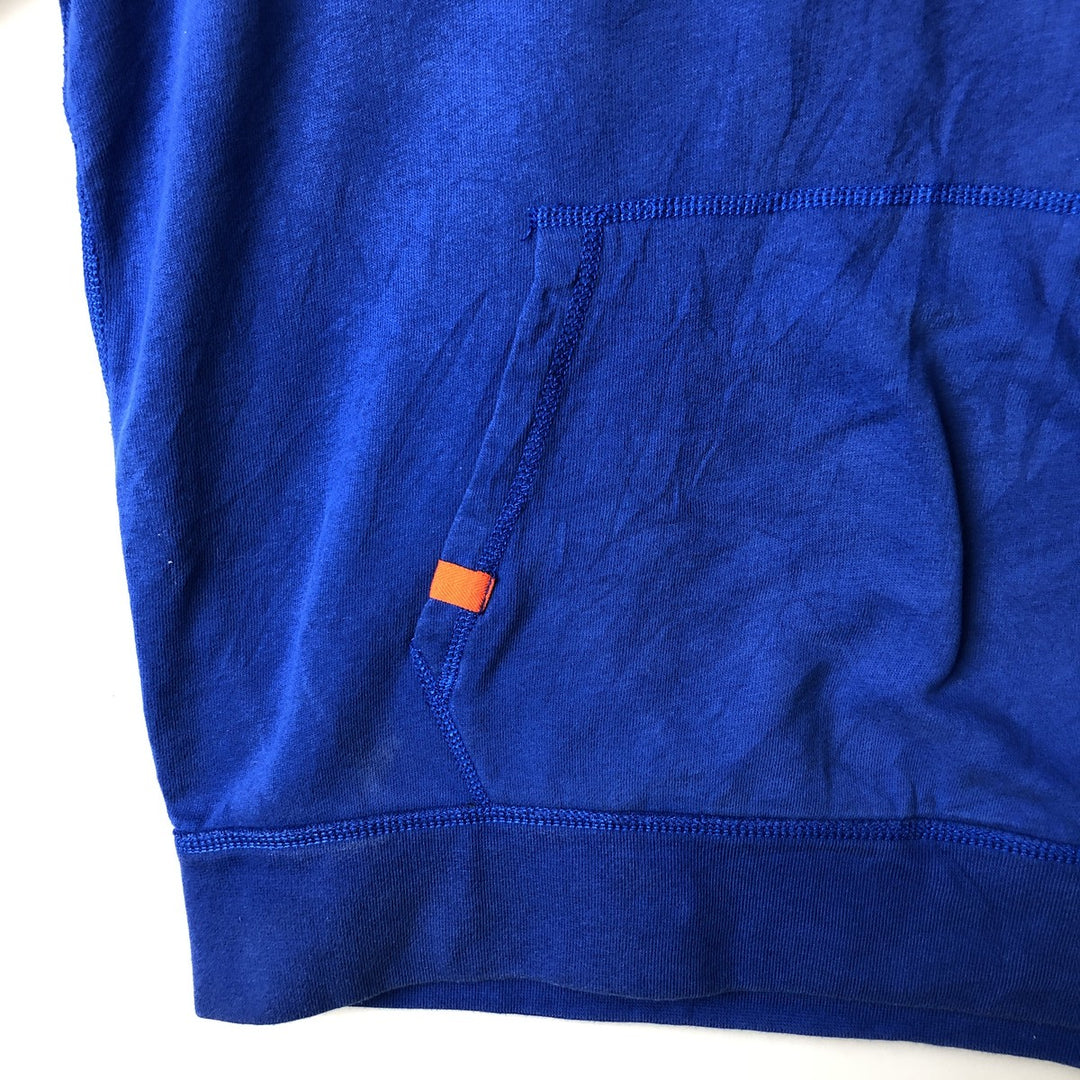 Ralph Lauren POLO RALPH LAUREN PERFORMANCE sweatshirt pullover hoodie, men's size XL cotton blue type Vintage Second Hand