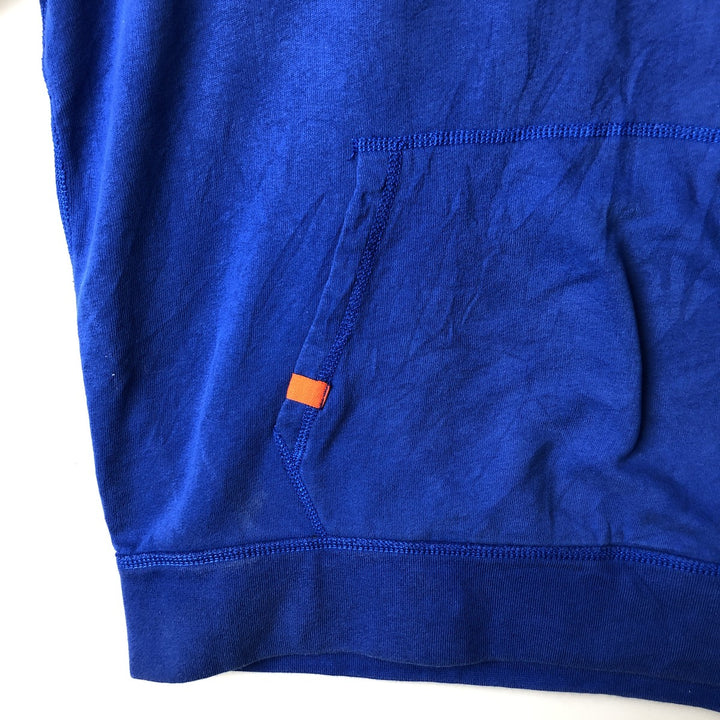 Ralph Lauren POLO RALPH LAUREN PERFORMANCE sweatshirt pullover hoodie, men's size XL cotton blue type Vintage Second Hand