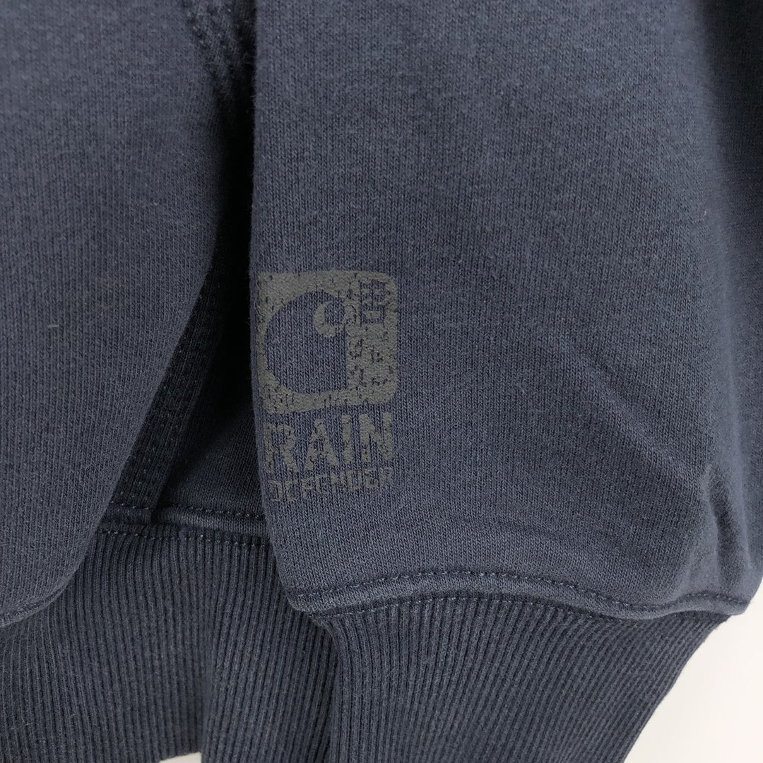 Carhartt ORIGINAL FIT sweatshirt pullover hoodie, men's size M cotton navy blue type Vintage Second Hand