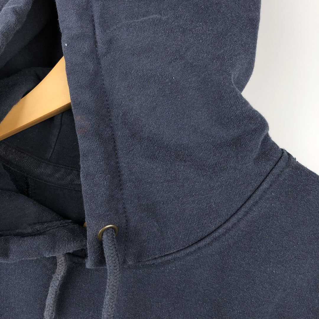 Carhartt ORIGINAL FIT sweatshirt pullover hoodie, men's size M cotton navy blue type Vintage Second Hand
