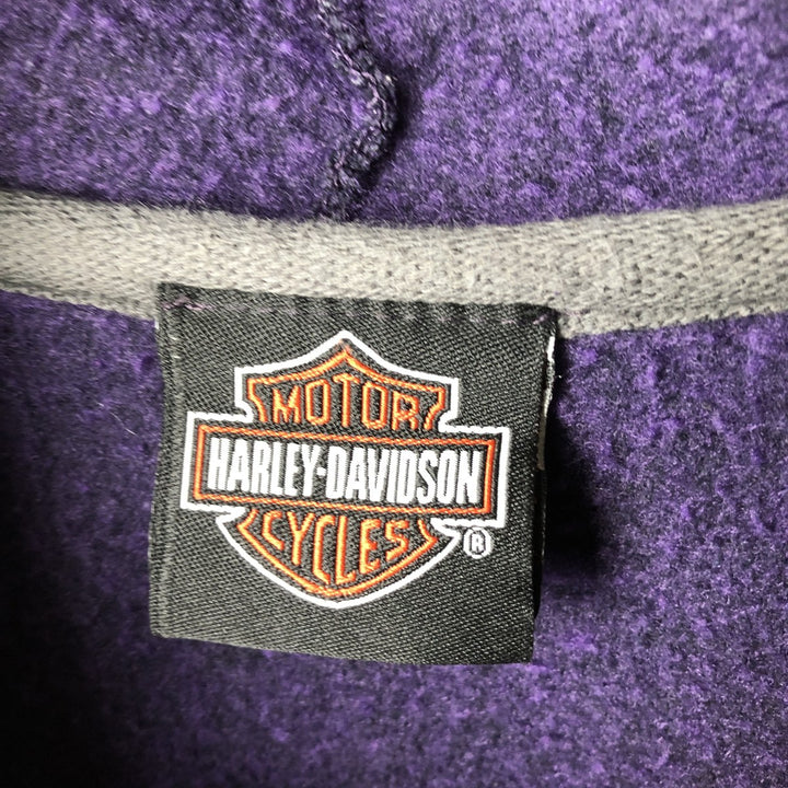 2000'S Harley-Davidson Full-Zip Hoodie, Men's XXL cotton navy blue type Vintage Second Hand