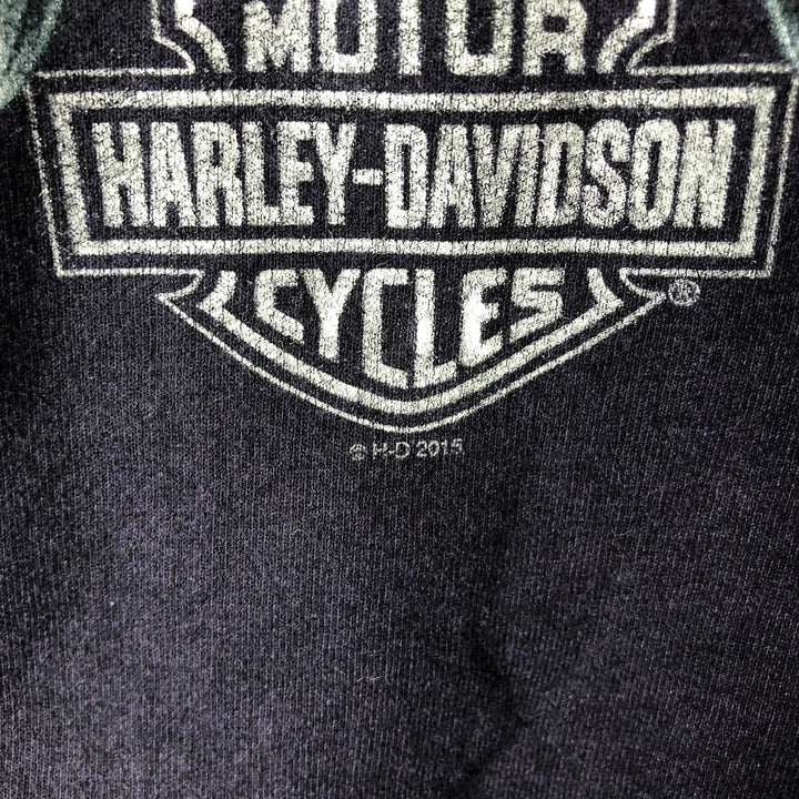2000'S Harley-Davidson Full-Zip Hoodie, Men's XXL cotton navy blue type Vintage Second Hand