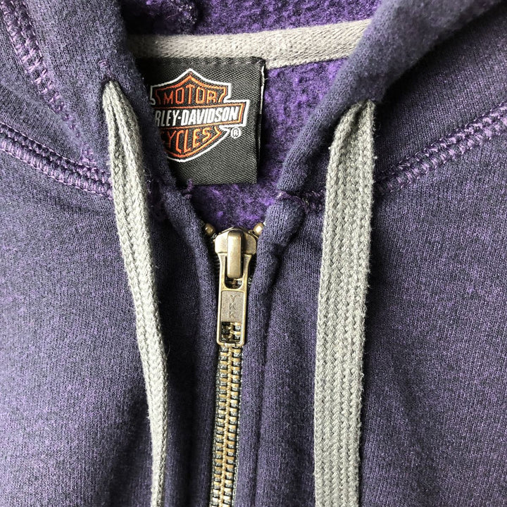 2000'S Harley-Davidson Full-Zip Hoodie, Men's XXL cotton navy blue type Vintage Second Hand
