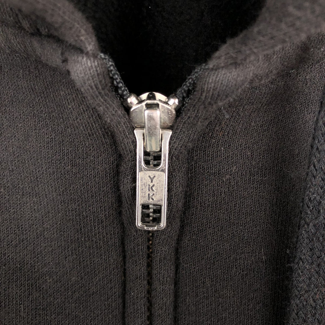 Harley-Davidson Full-Zip Hoodie, Men's Size Small cotton black type Vintage Second Hand