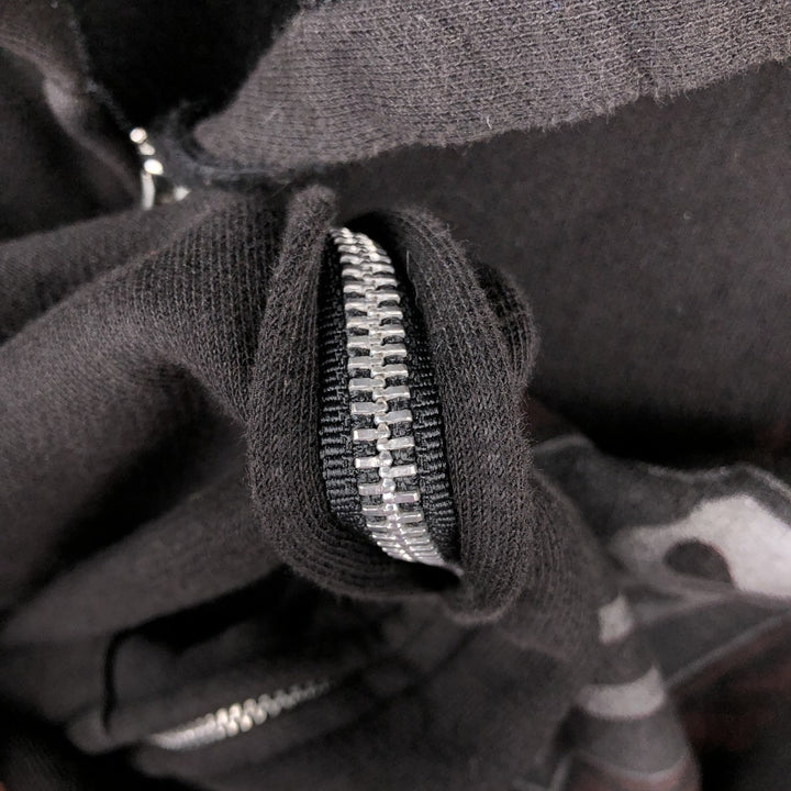 Harley-Davidson Full-Zip Hoodie, Men's Size Small cotton black type Vintage Second Hand